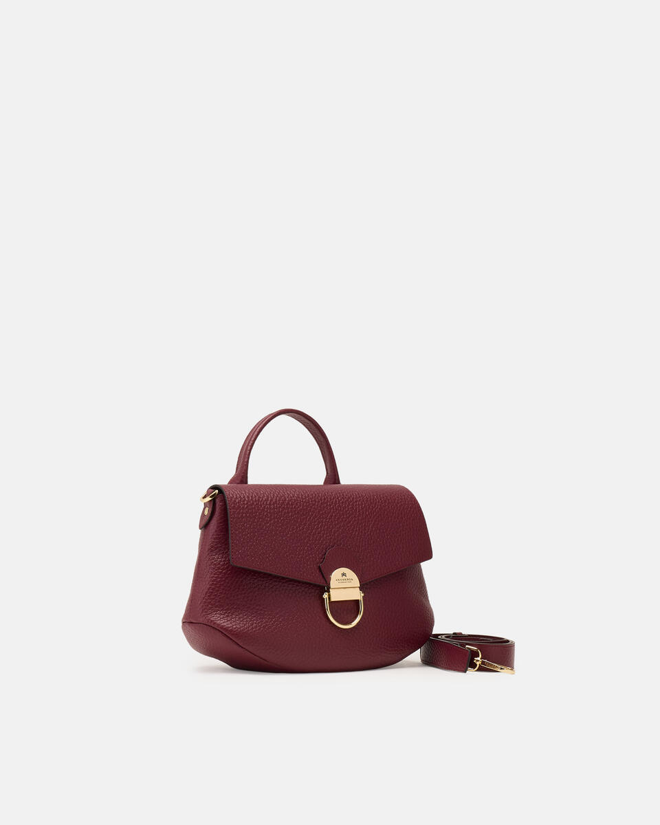 KLEINE FLAP BAG Bordeaux  - Cuoieria Fiorentina
