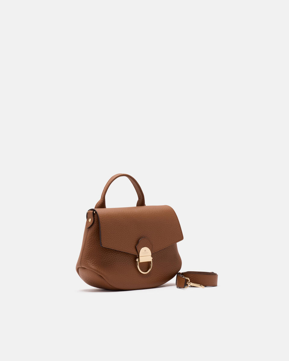 KLEINE FLAP BAG Karamell  - Cuoieria Fiorentina