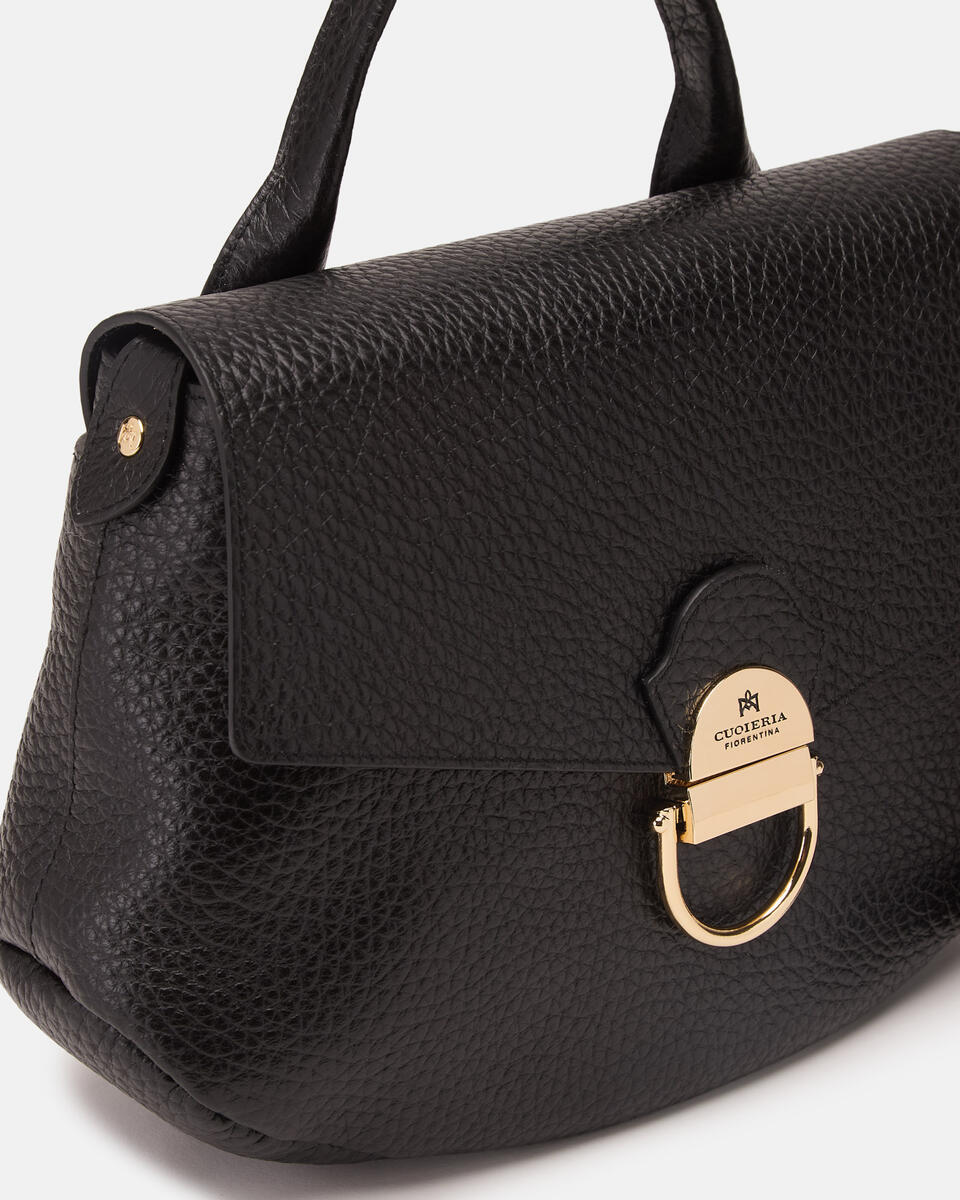 KLEINE FLAP BAG Schwarz  - Cuoieria Fiorentina