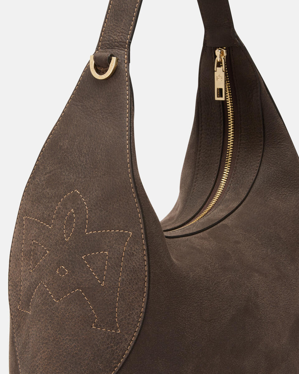 GROSSE HANDTASCHE Schokolade  - Cuoieria Fiorentina