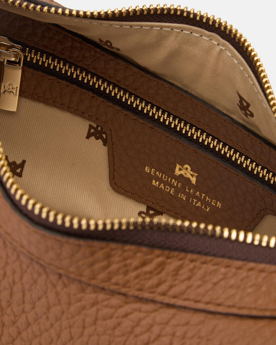 KLEINE HANDTASCHE Karamell  - Schultertaschen - Damen Taschen - Tasche - Cuoieria Fiorentina