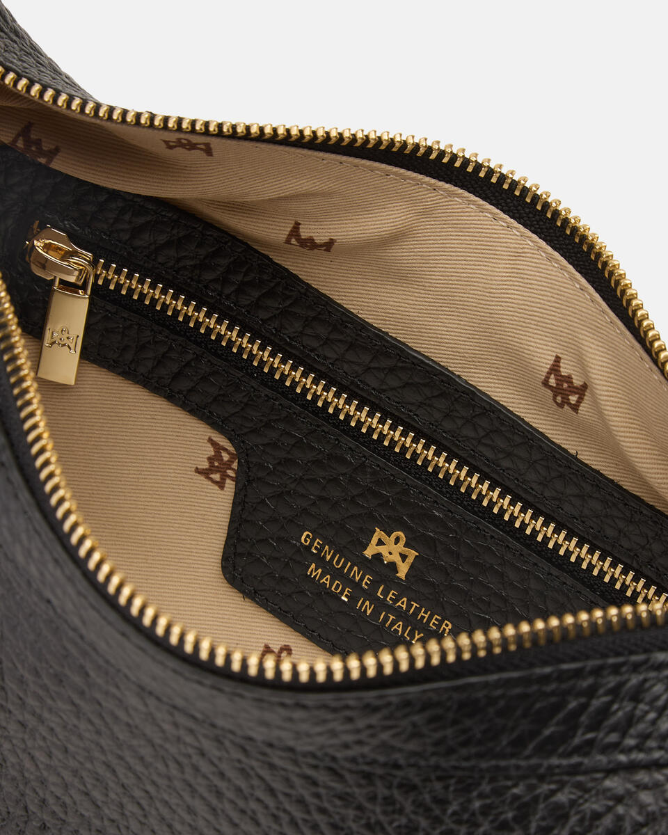 KLEINE HANDTASCHE Schwarz  - Schultertaschen - Damen Taschen - Tasche - Cuoieria Fiorentina