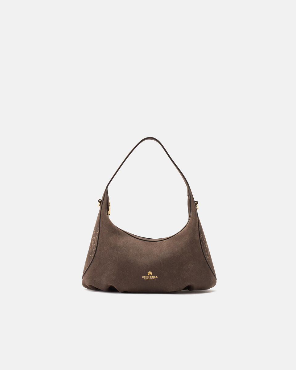 KLEINE HANDTASCHE Schokolade  - Cuoieria Fiorentina
