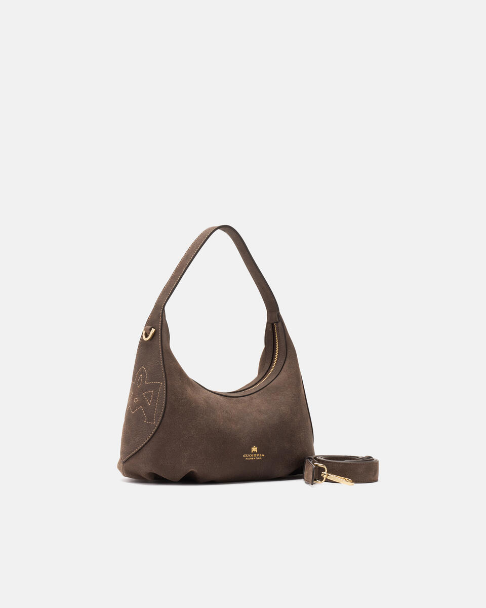 KLEINE HANDTASCHE Schokolade  - Cuoieria Fiorentina