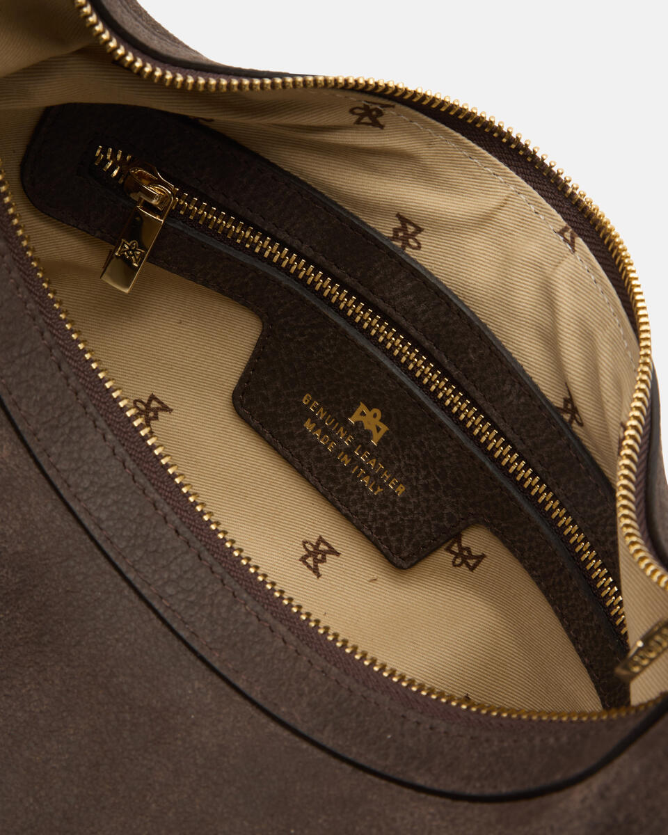 KLEINE HANDTASCHE Schokolade  - Cuoieria Fiorentina