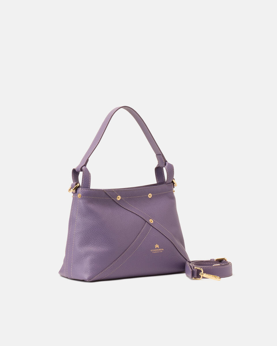 KLEINE SCHULTERTASCHE Lavendel  - Schultertaschen - Damen Taschen - Tasche - Cuoieria Fiorentina