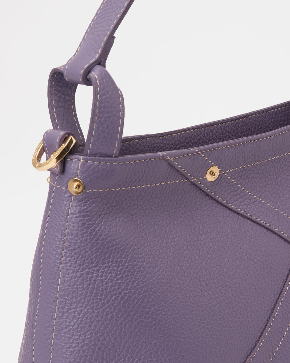 KLEINE SCHULTERTASCHE Lavendel  - Schultertaschen - Damen Taschen - Tasche - Cuoieria Fiorentina