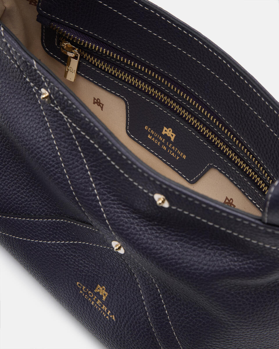 KLEINE SCHULTERTASCHE Vampire purple  - Cuoieria Fiorentina