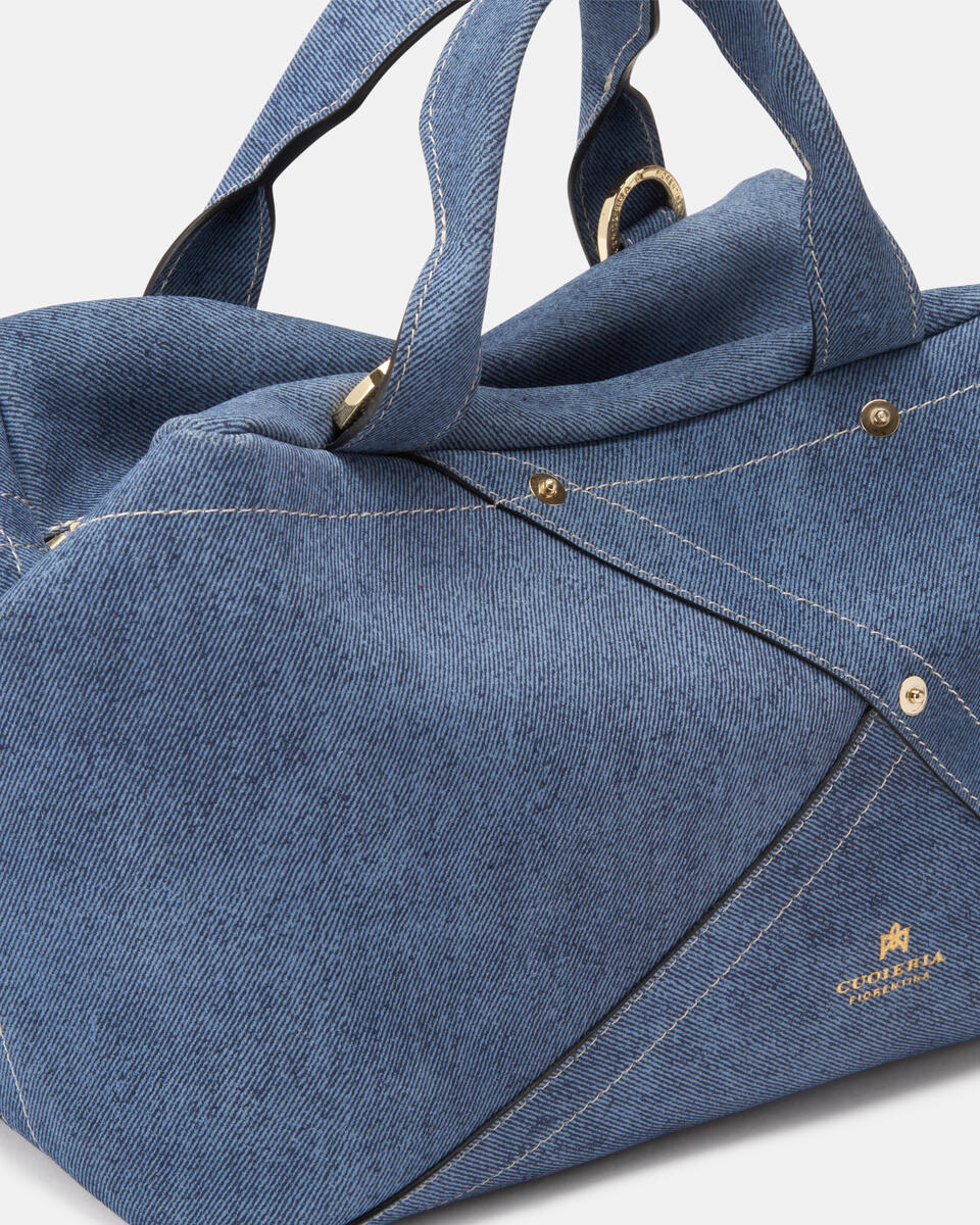 DUFFLE BAG Jeans  - Handtaschen - Damen Taschen - Tasche - Cuoieria Fiorentina
