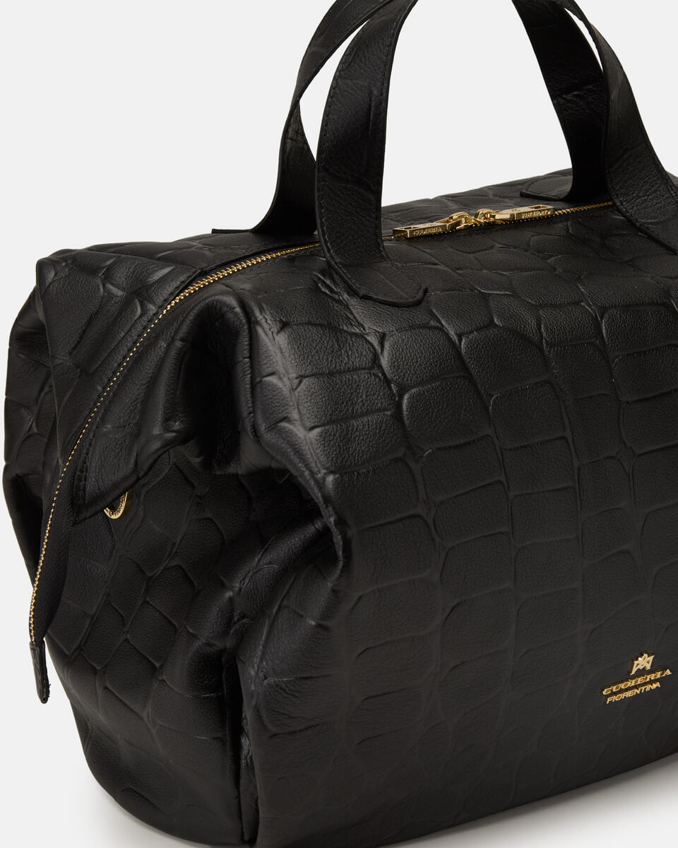 GROSSE DUFFLE BAG Schwarz  - Cuoieria Fiorentina