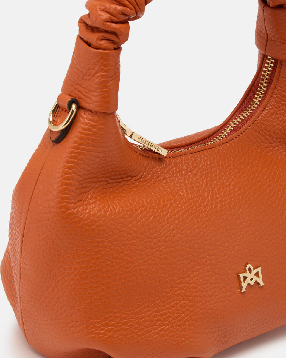 KLEINE HANDTASCHE Orange  - Schultertaschen - Damen Taschen - Tasche - Cuoieria Fiorentina