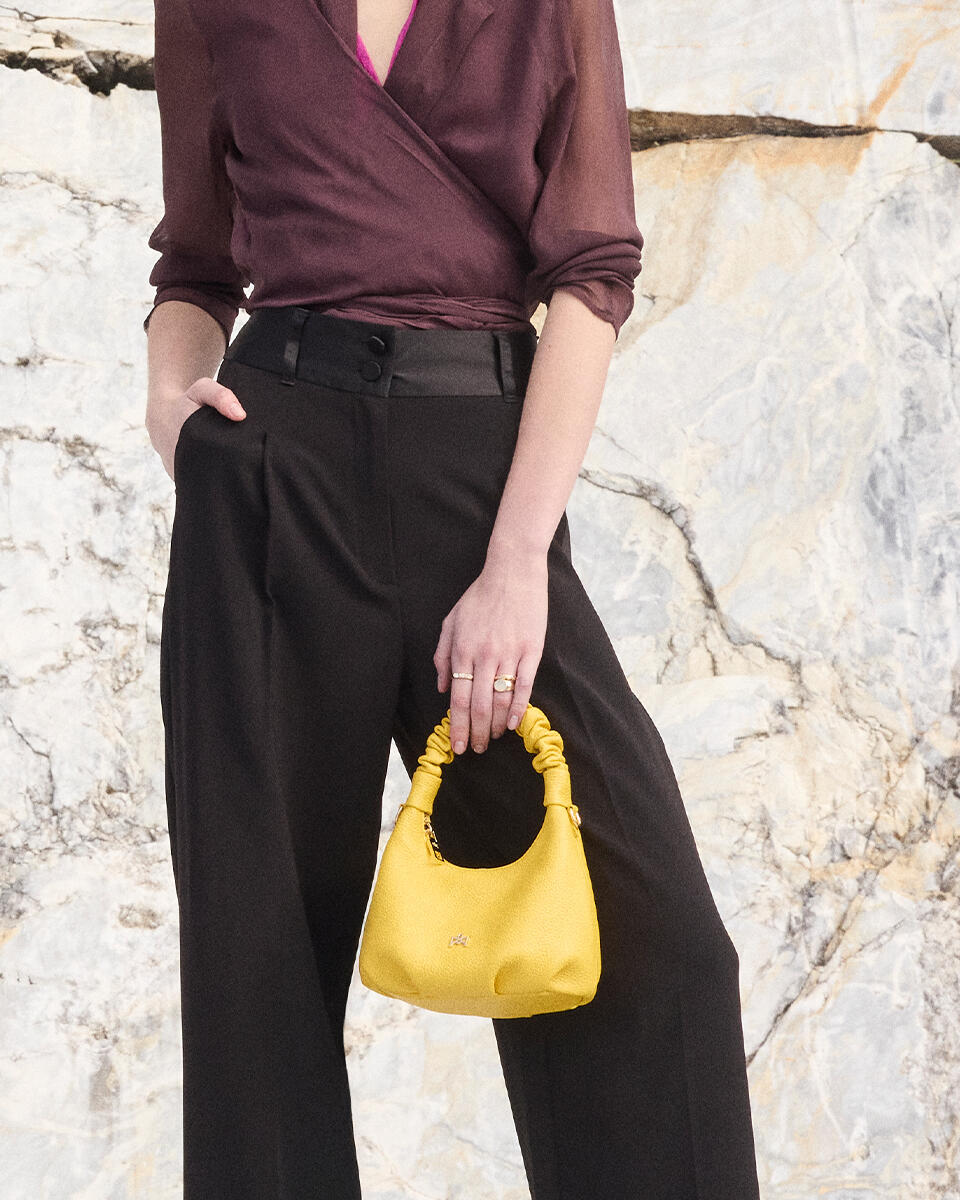 KLEINE HANDTASCHE Orange  - Schultertaschen - Damen Taschen - Tasche - Cuoieria Fiorentina