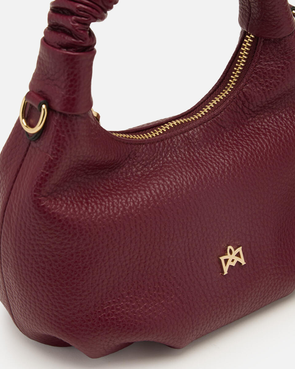 KLEINE HANDTASCHE Bordeaux  - Schultertaschen - Damen Taschen - Tasche - Cuoieria Fiorentina