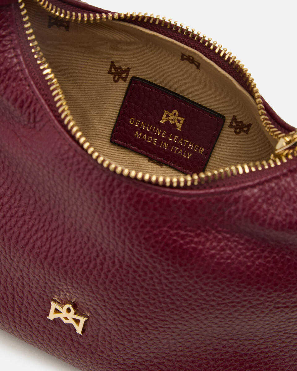 KLEINE HANDTASCHE Bordeaux  - Schultertaschen - Damen Taschen - Tasche - Cuoieria Fiorentina