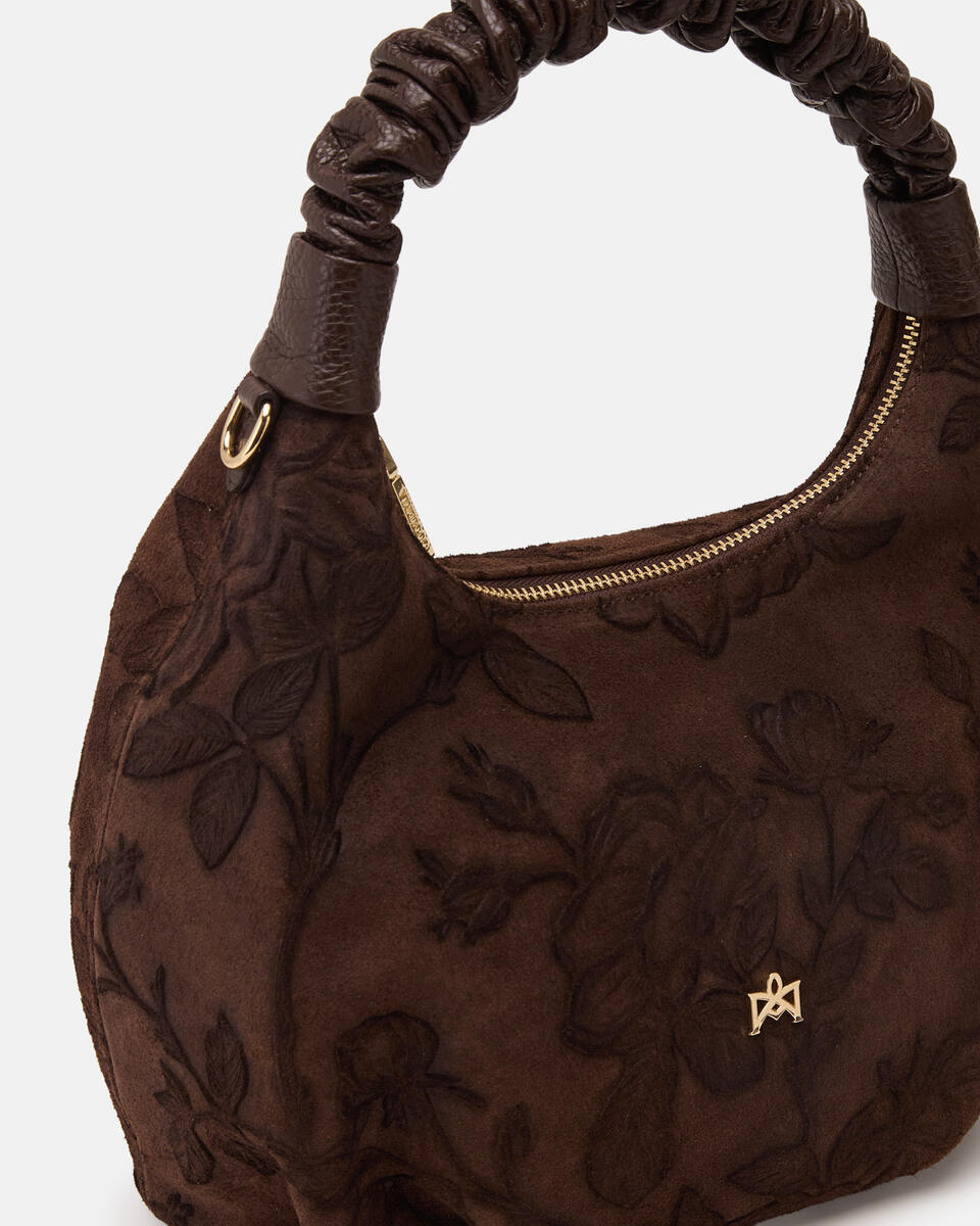 SCHULTERTASCHE Schokolade  - Handtaschen - Damen Taschen - Tasche - Cuoieria Fiorentina