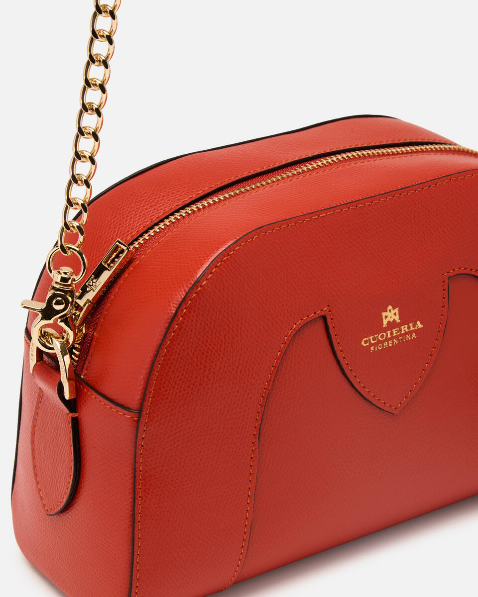 CAMERA BAG Gebrannte orange  - Cuoieria Fiorentina