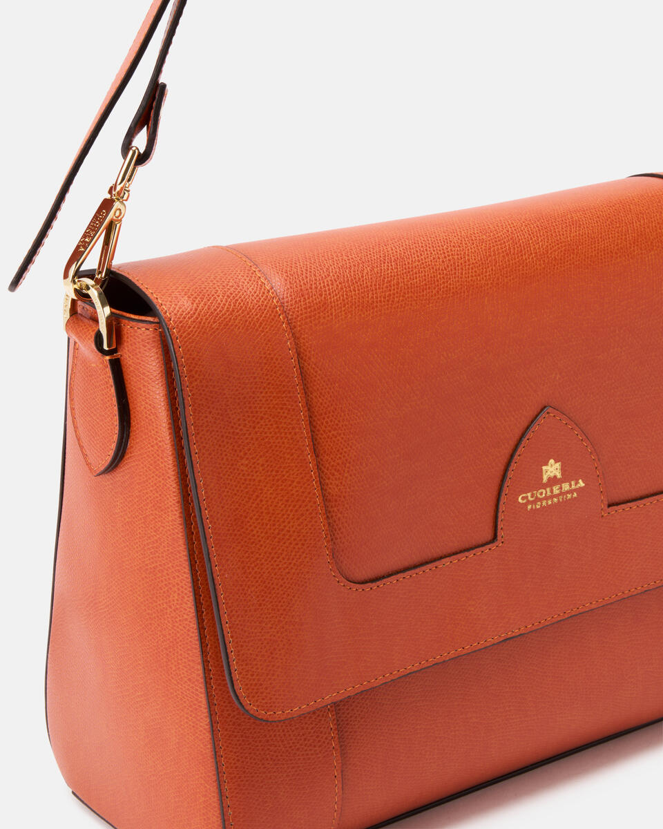 FLAP BAG Gebrannte orange  - Schultertaschen - Damen Taschen - Tasche - Cuoieria Fiorentina