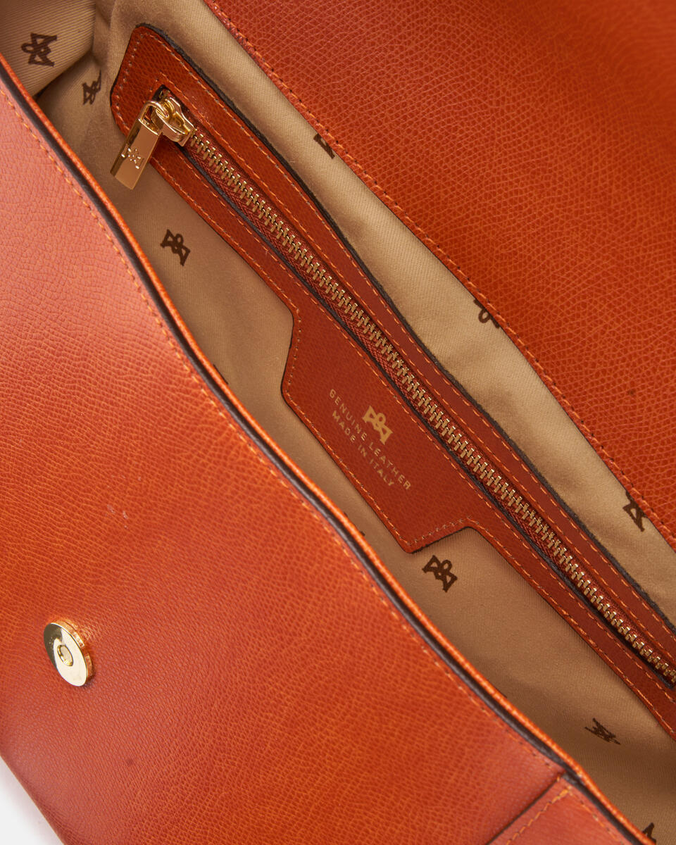 FLAP BAG Gebrannte orange  - Schultertaschen - Damen Taschen - Tasche - Cuoieria Fiorentina