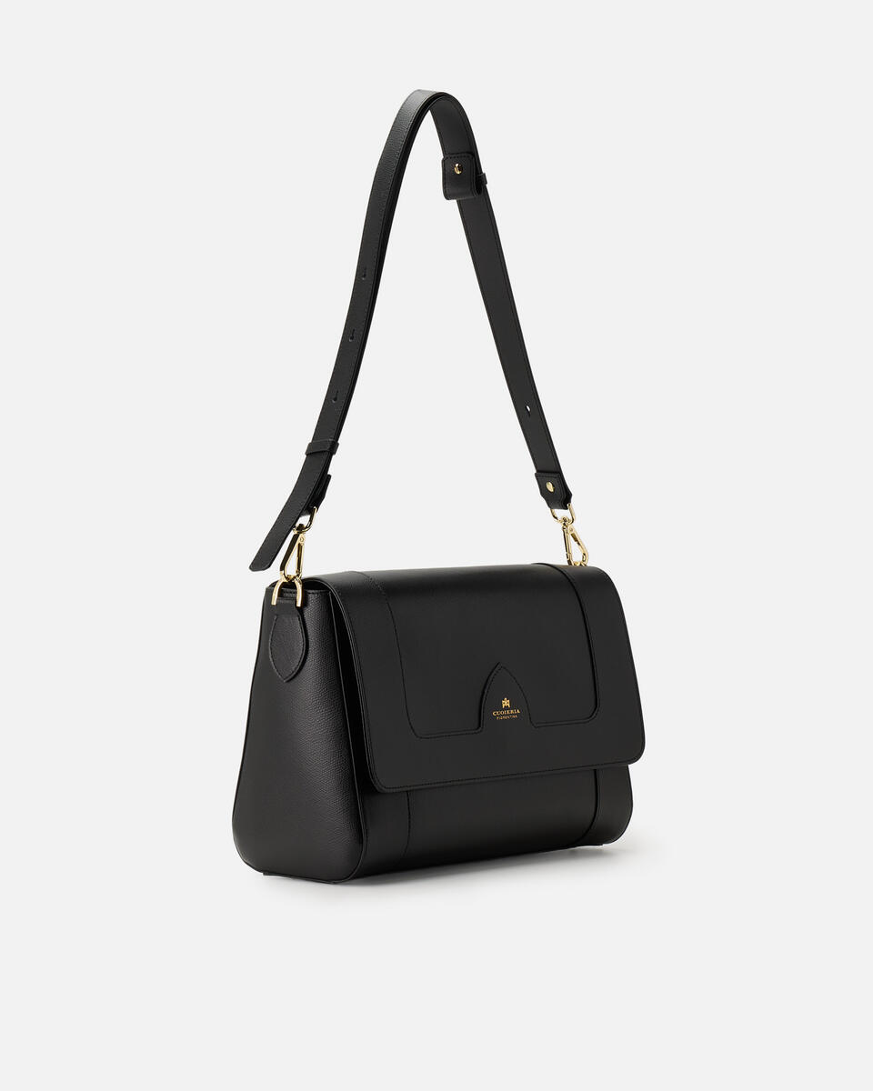 FLAP BAG Schwarz  - Cuoieria Fiorentina