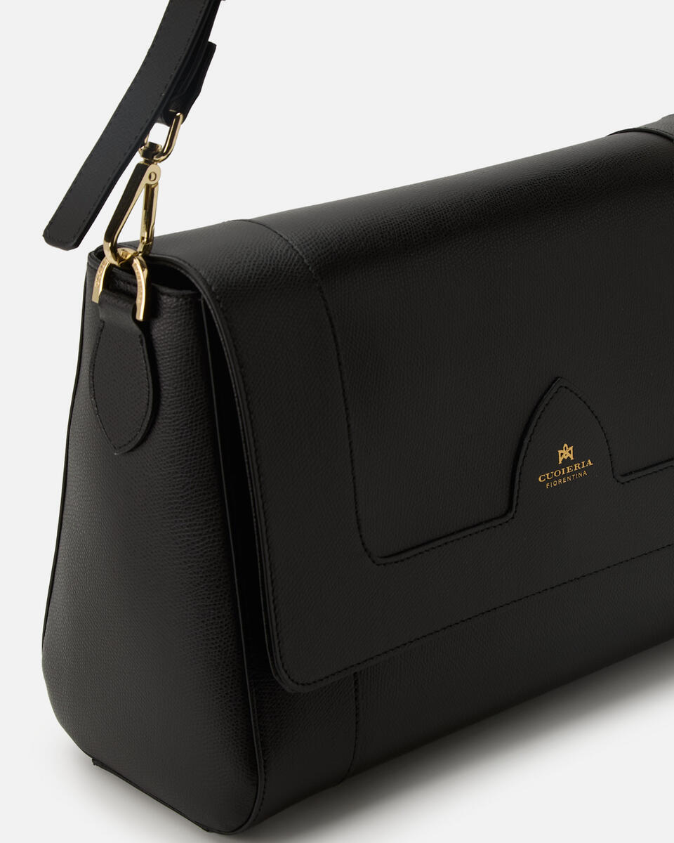 FLAP BAG Schwarz  - Cuoieria Fiorentina
