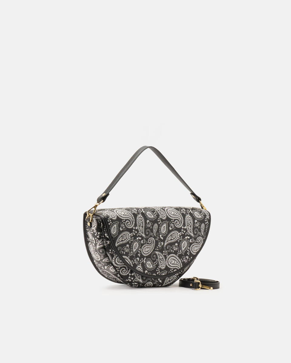 GROSSE FLAP BAG Schwarz  - Messanger - Damen Taschen - Tasche - Cuoieria Fiorentina