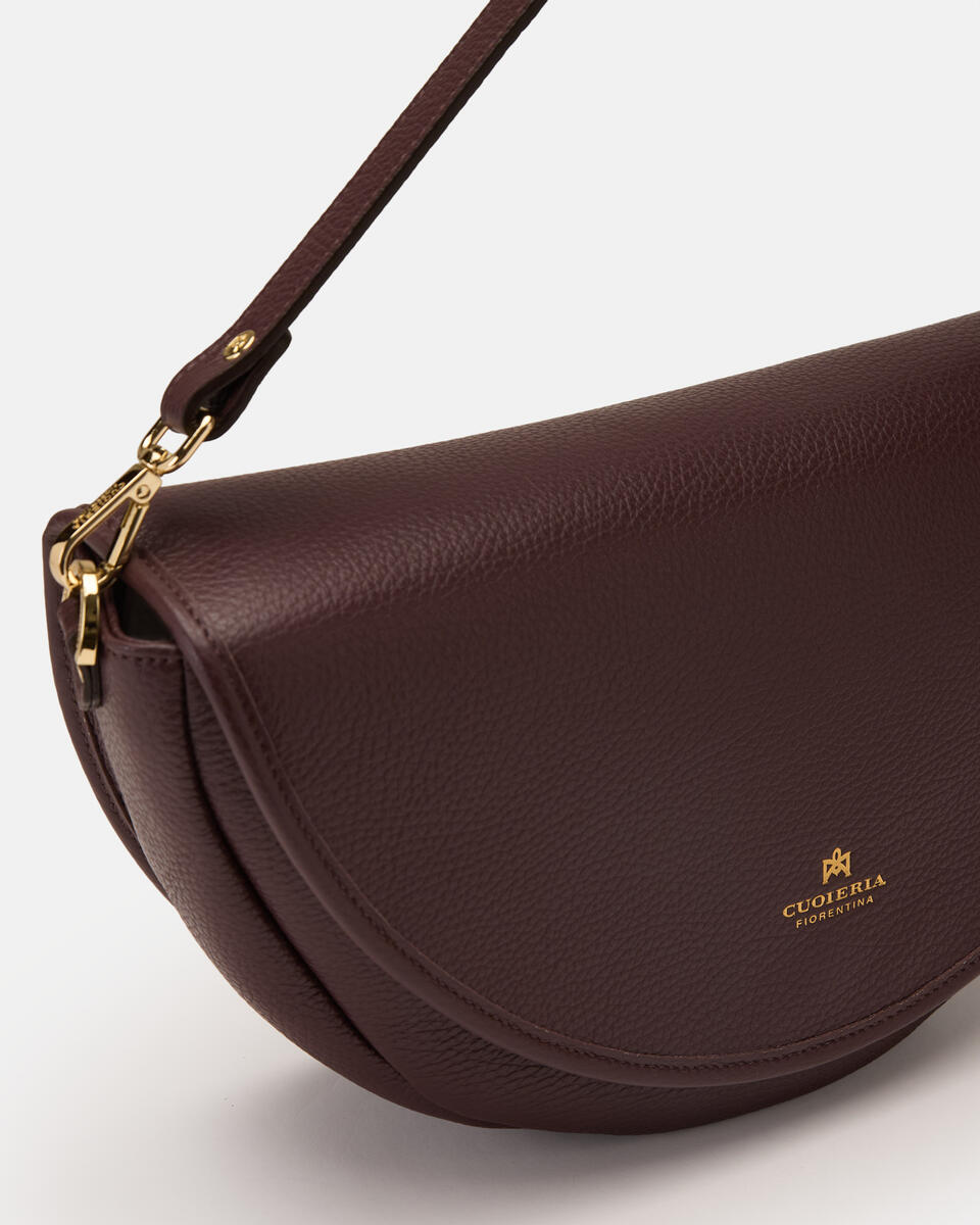 GROSSE FLAP BAG Coffee  - Messanger - Damen Taschen - Tasche - Cuoieria Fiorentina