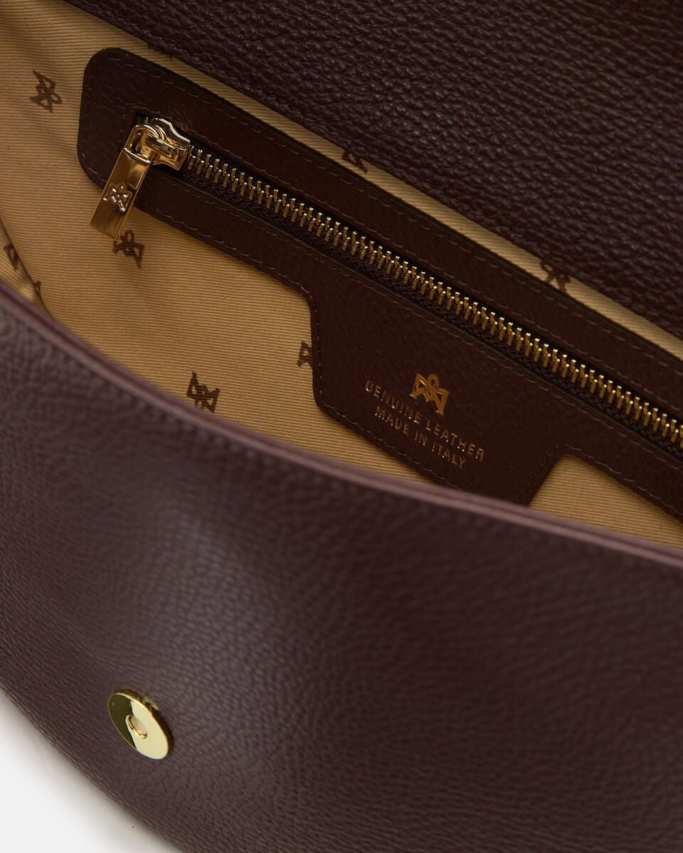 GROSSE FLAP BAG Coffee  - Messanger - Damen Taschen - Tasche - Cuoieria Fiorentina