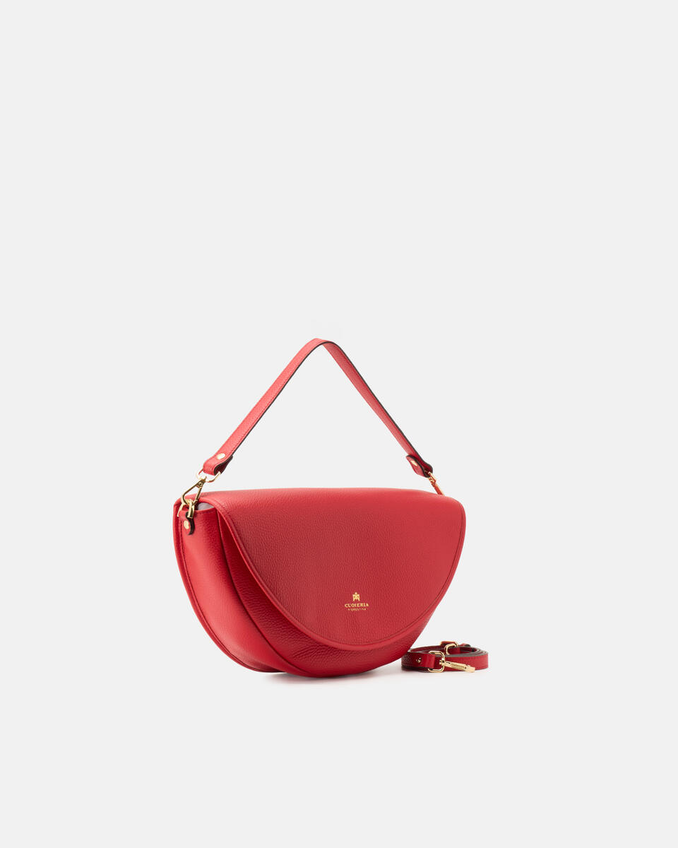 GROSSE FLAP BAG Tomato  - Messanger - Damen Taschen - Tasche - Cuoieria Fiorentina