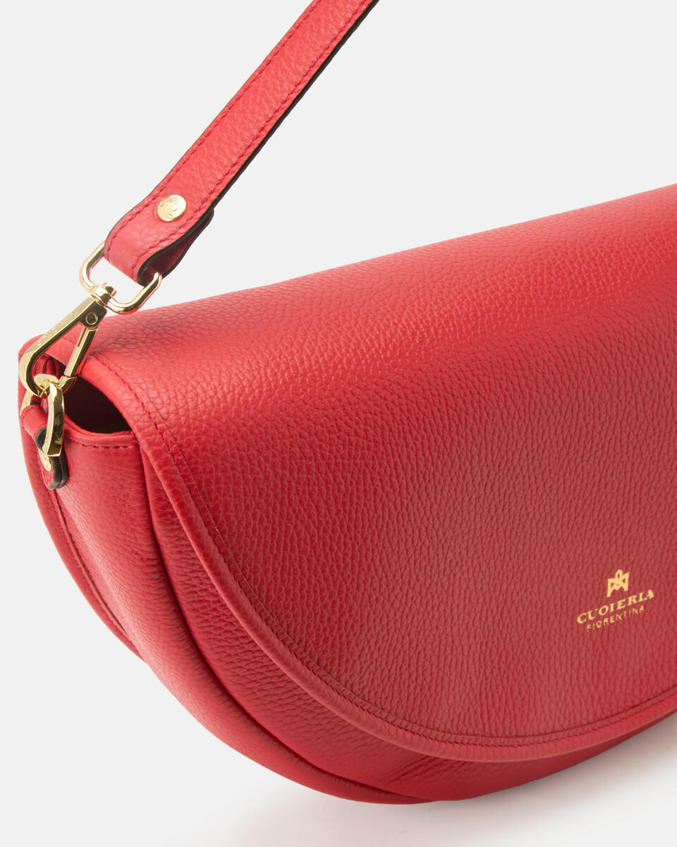 GROSSE FLAP BAG Tomato  - Messanger - Damen Taschen - Tasche - Cuoieria Fiorentina