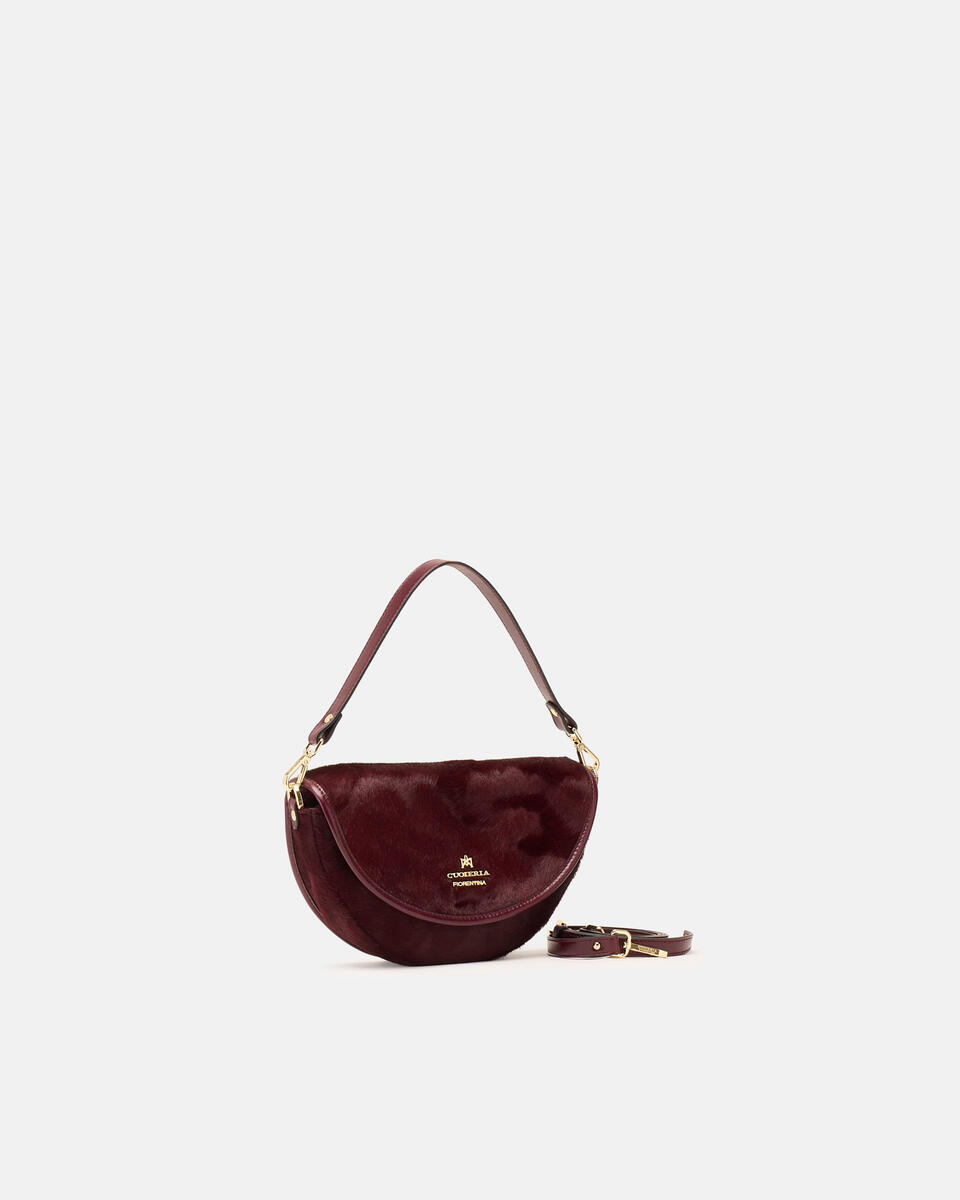 KLEINE FLAP BAG Schwarzkirsche  - Messanger - Damen Taschen - Tasche - Cuoieria Fiorentina