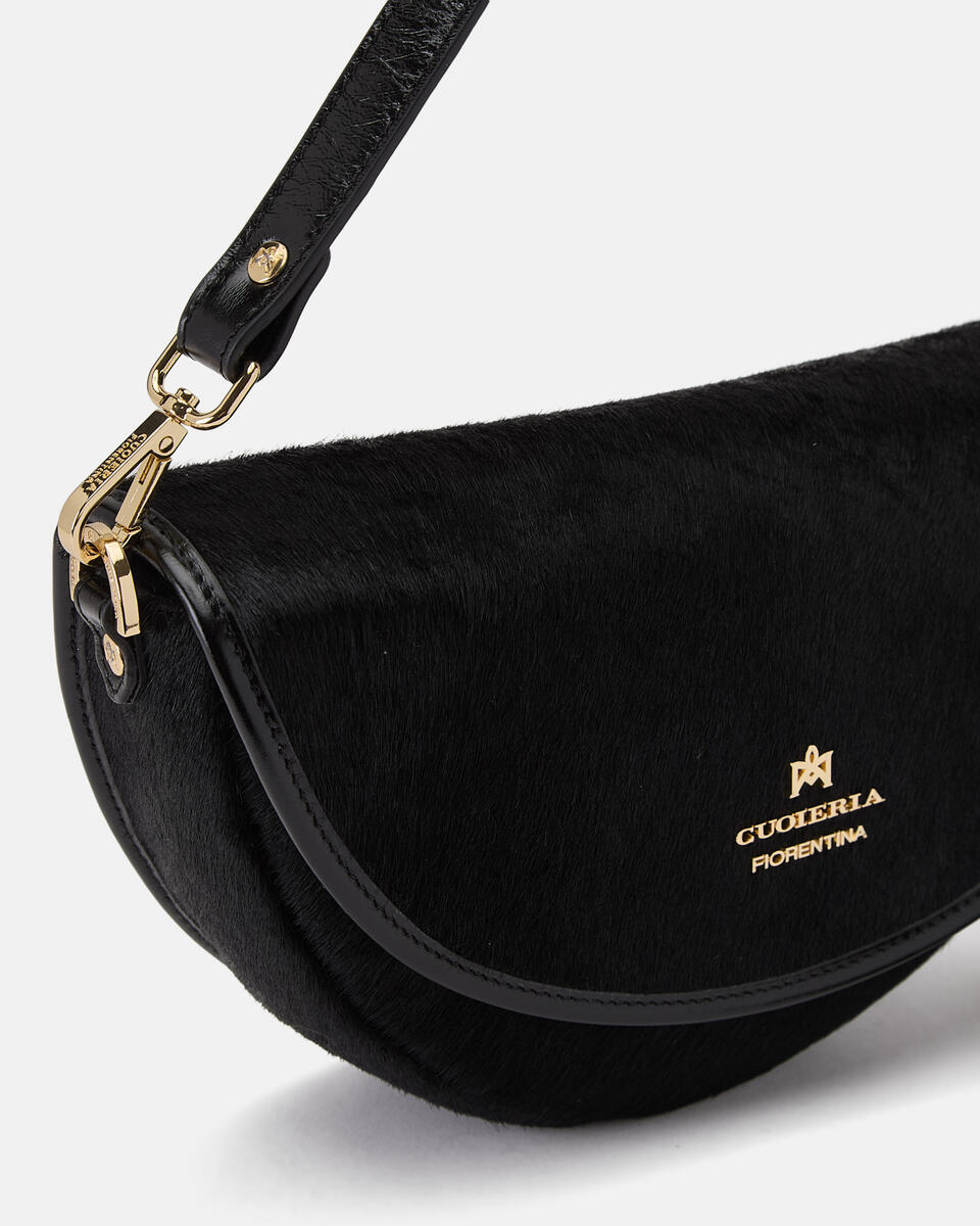 KLEINE FLAP BAG Schwarz  - Cuoieria Fiorentina
