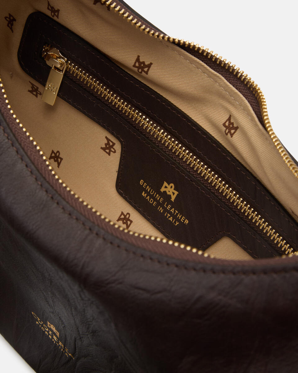 SCHULTERTASCHE Schokolade  - Schultertaschen - Damen Taschen - Tasche - Cuoieria Fiorentina