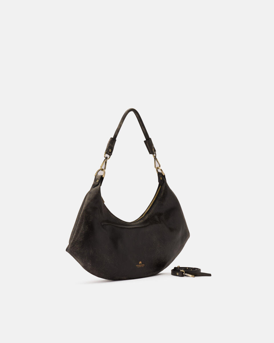 SCHULTERTASCHE Schwarz  - Cuoieria Fiorentina