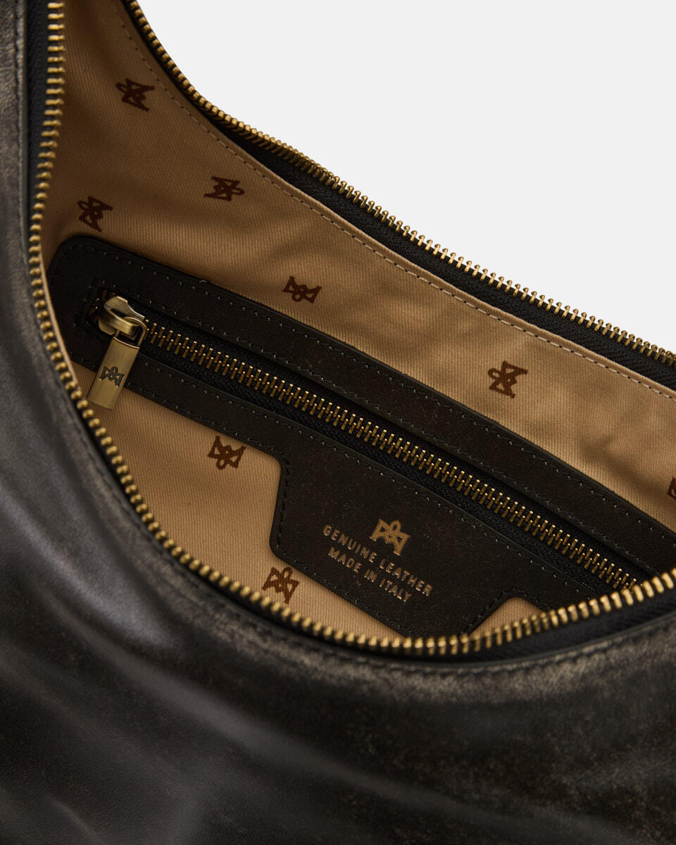 SCHULTERTASCHE Schwarz  - Cuoieria Fiorentina