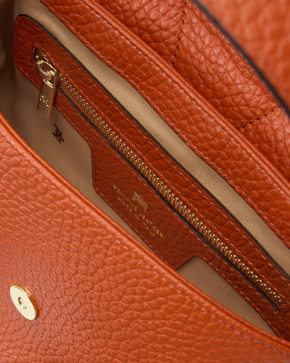 FLAP BAG Orange  - Messanger - Damen Taschen - Tasche - Cuoieria Fiorentina
