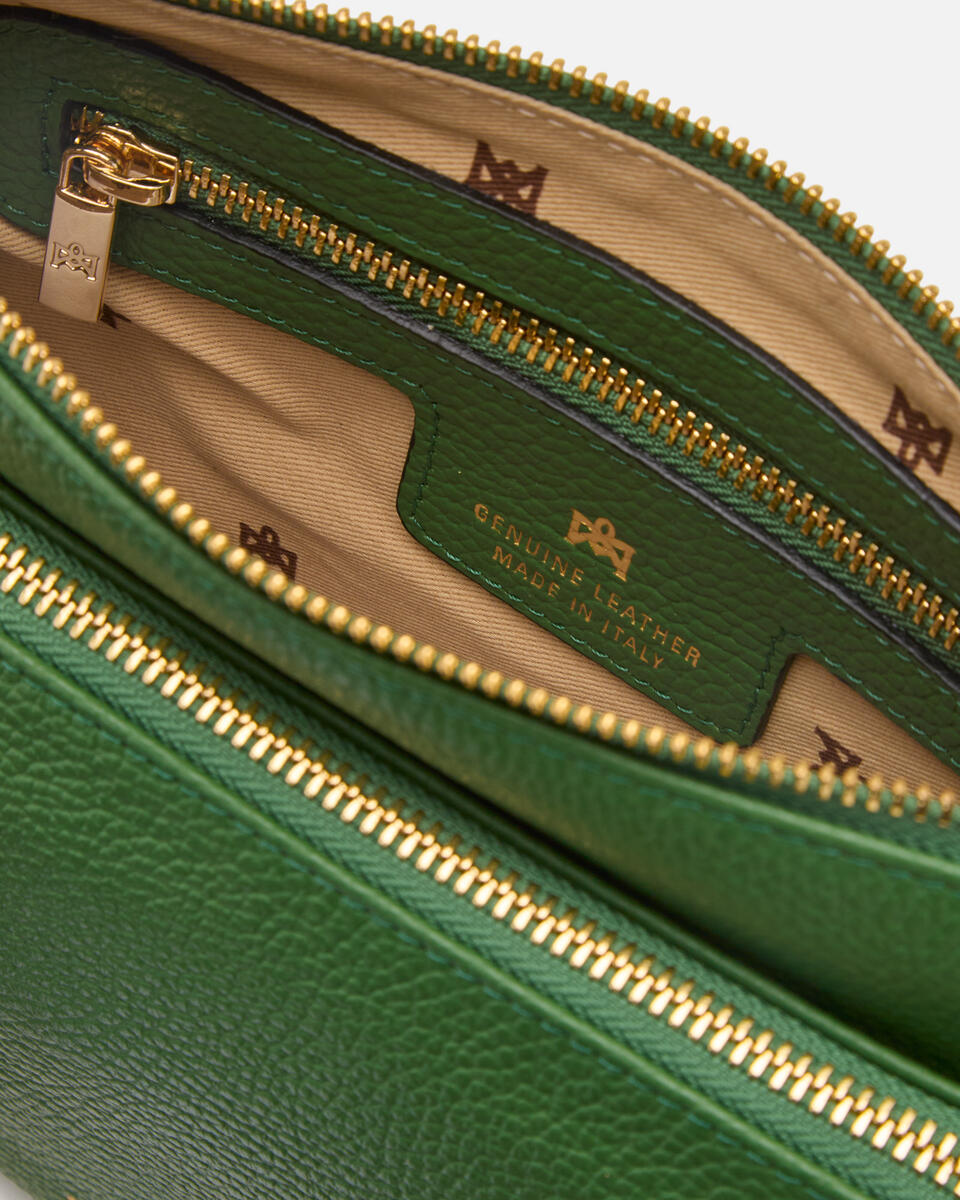 DOUBLE POUCH Aloe  - Schultergut - Damen Taschen - Tasche - Cuoieria Fiorentina