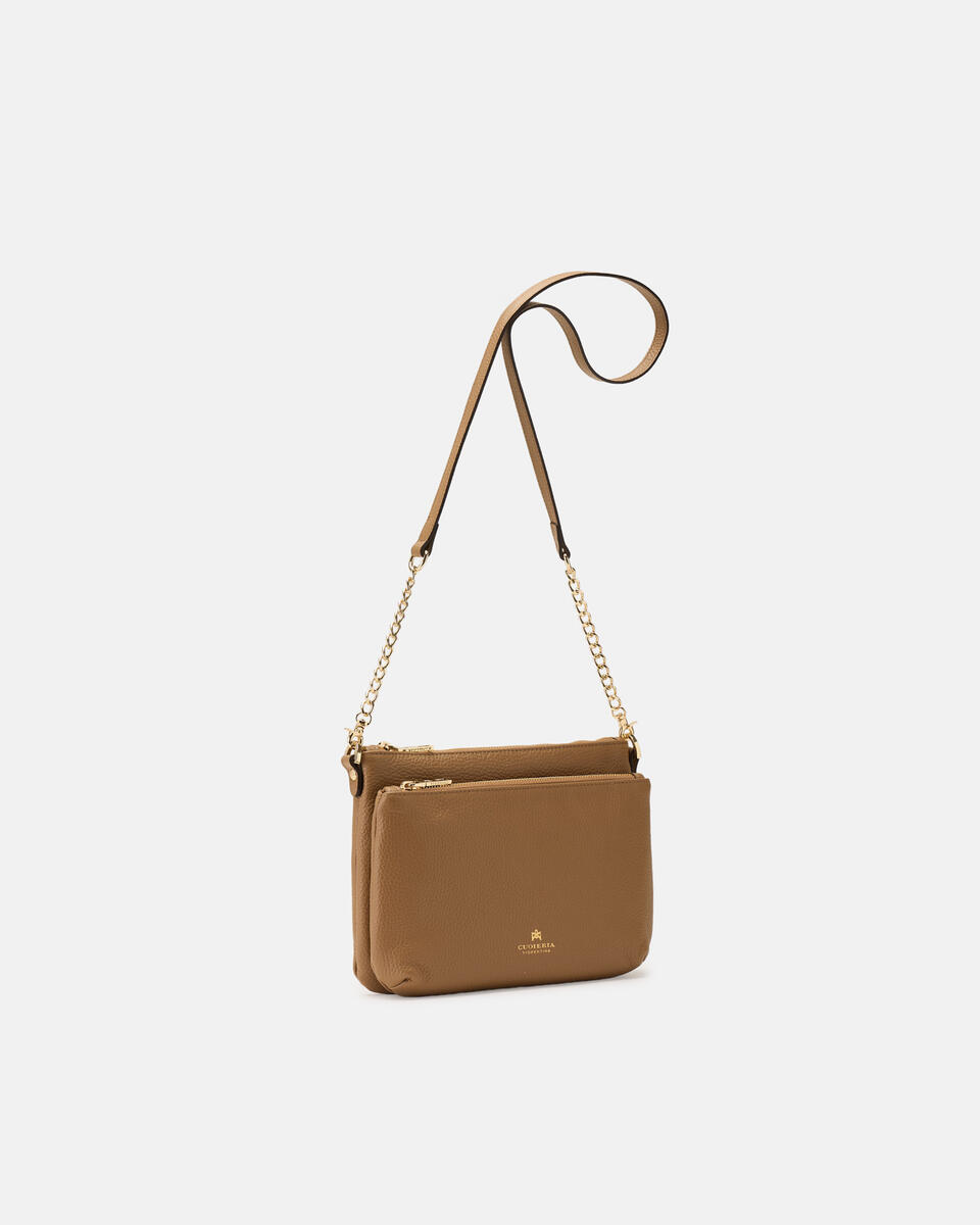 DOUBLE POUCH Desert  - Schultergut - Damen Taschen - Tasche - Cuoieria Fiorentina