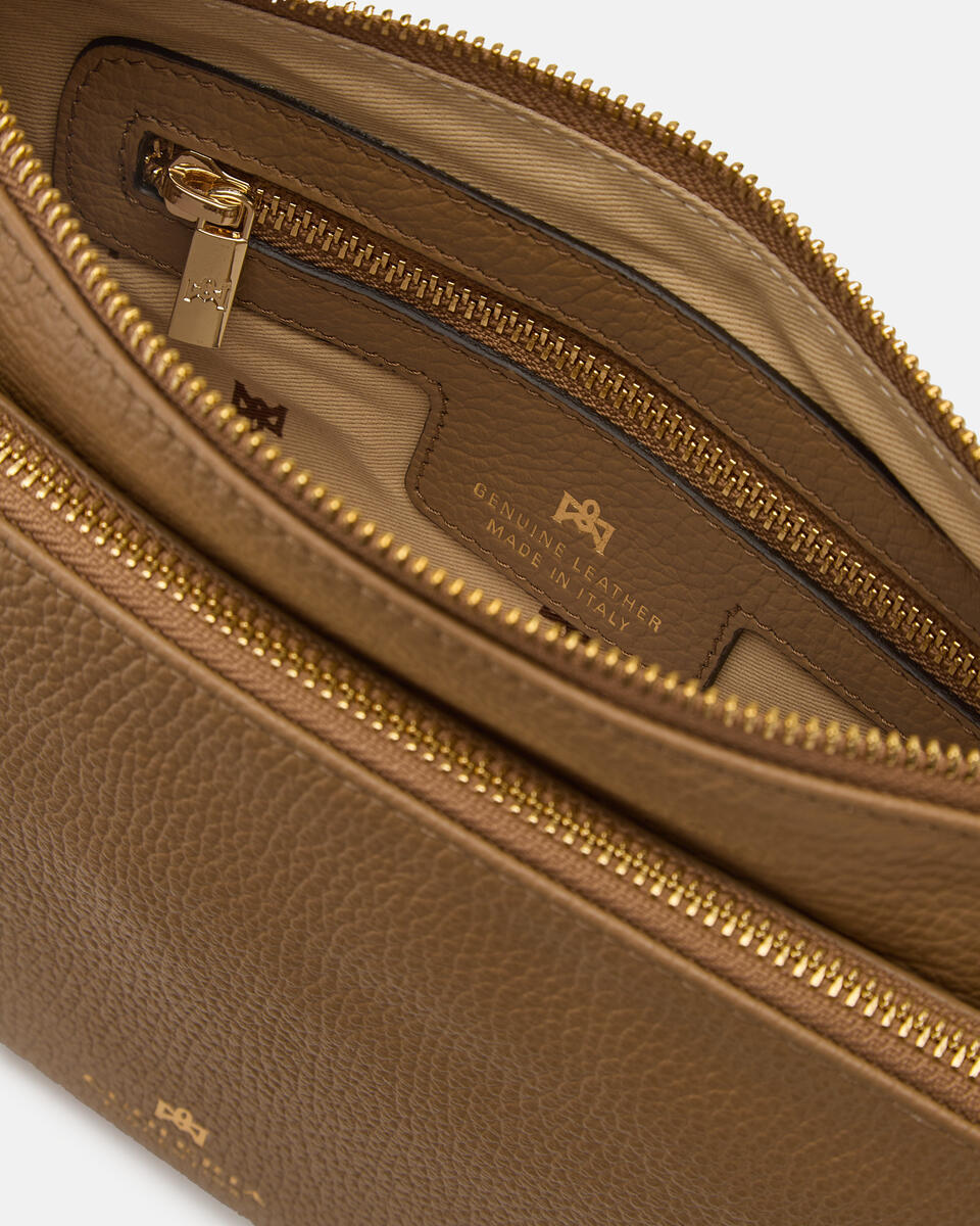 DOUBLE POUCH Desert  - Schultergut - Damen Taschen - Tasche - Cuoieria Fiorentina