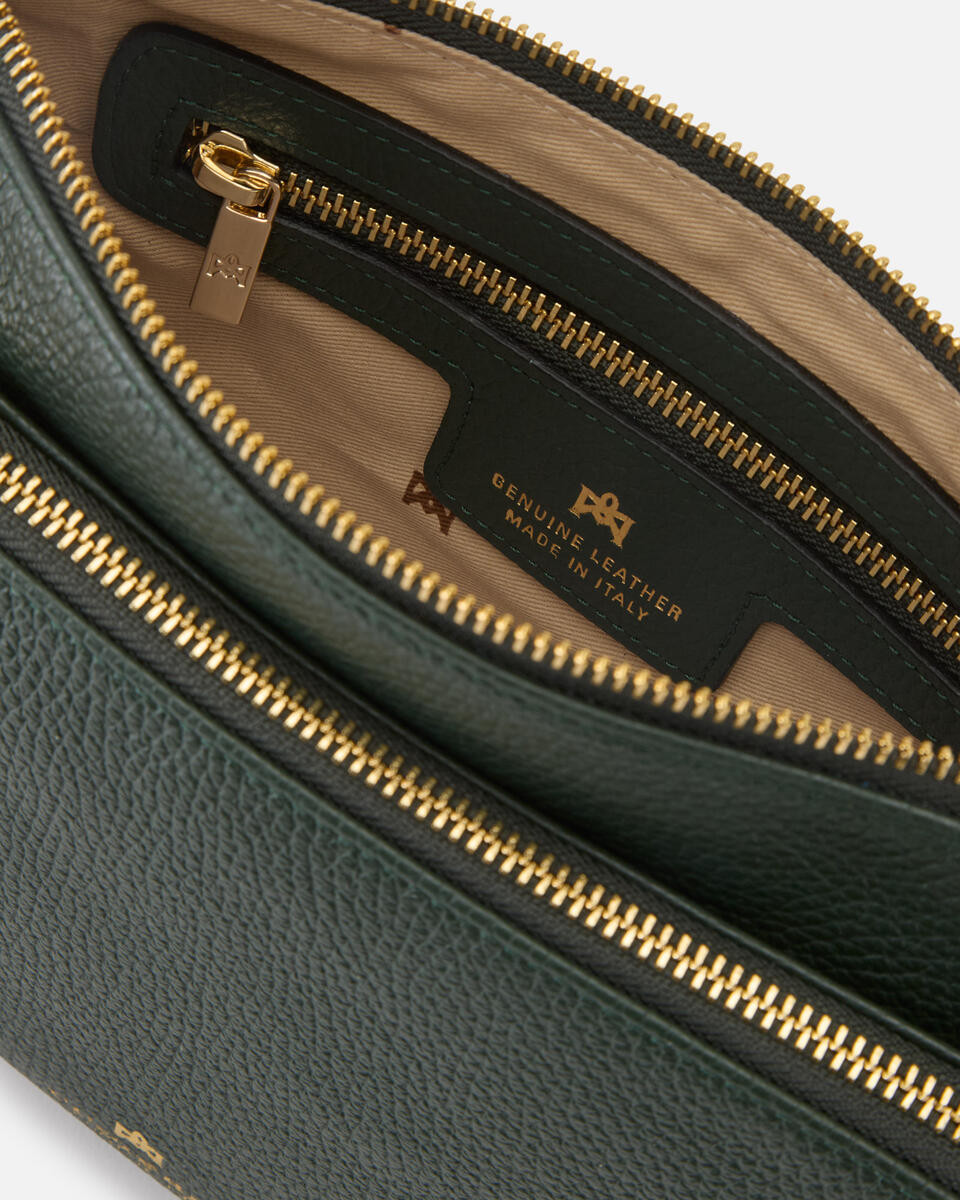 DOUBLE POUCH Moos  - Schultergut - Damen Taschen - Tasche - Cuoieria Fiorentina