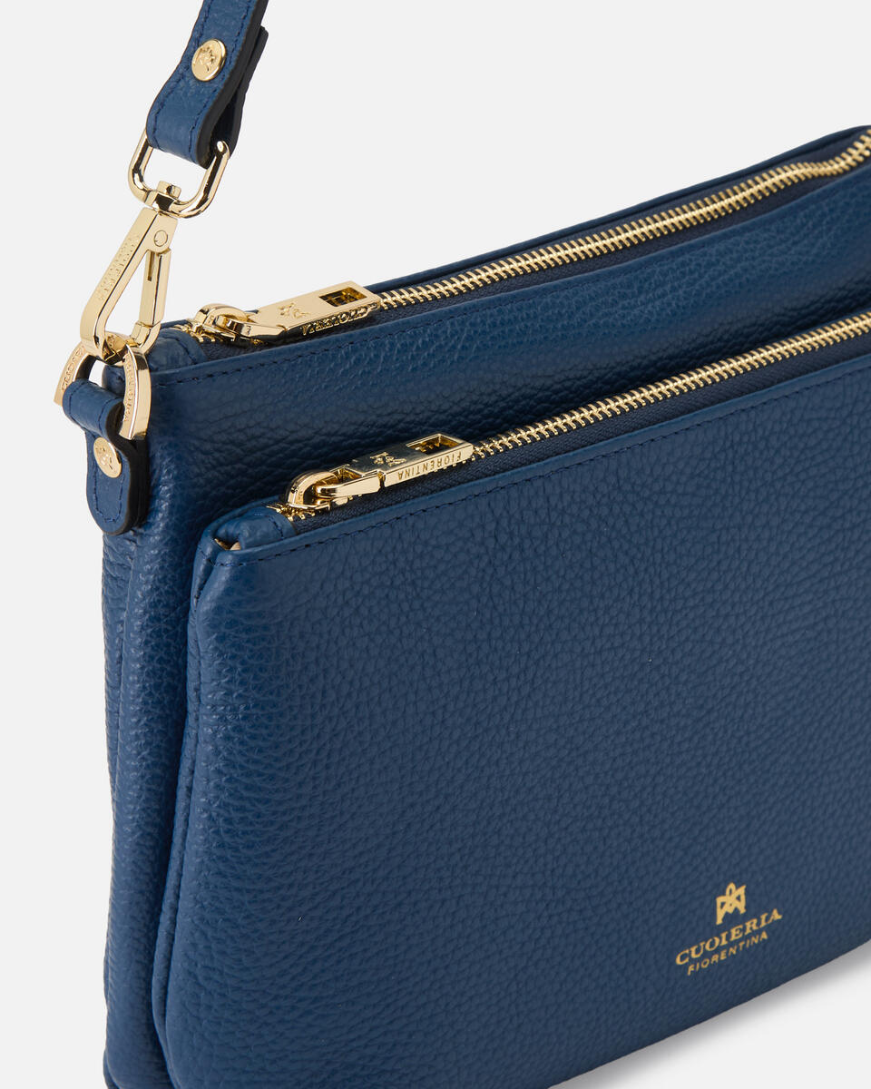 DOUBLE POUCH Ozean  - Schultergut - Damen Taschen - Tasche - Cuoieria Fiorentina
