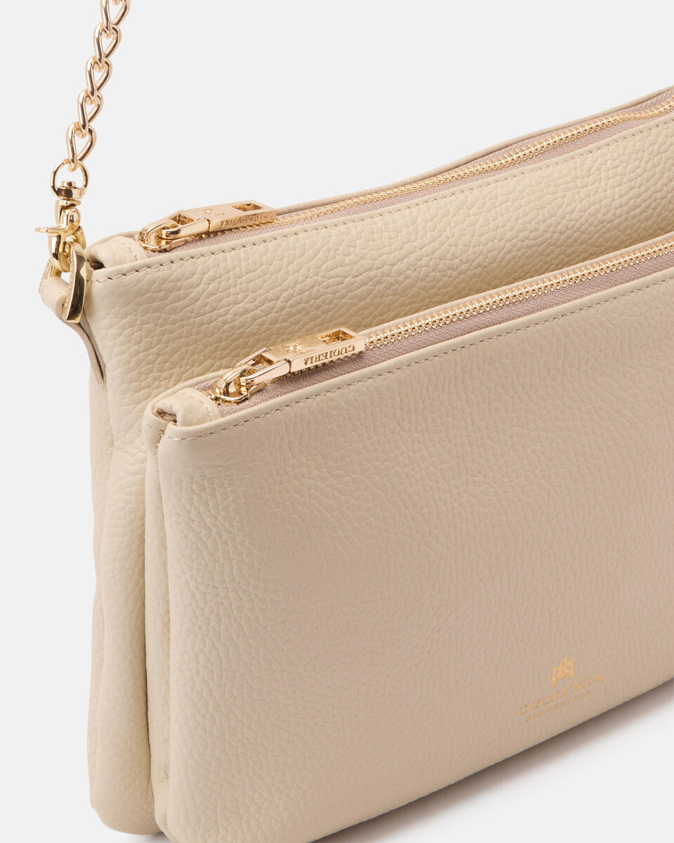 DOUBLE POUCH Prosecco  - Schultergut - Damen Taschen - Tasche - Cuoieria Fiorentina