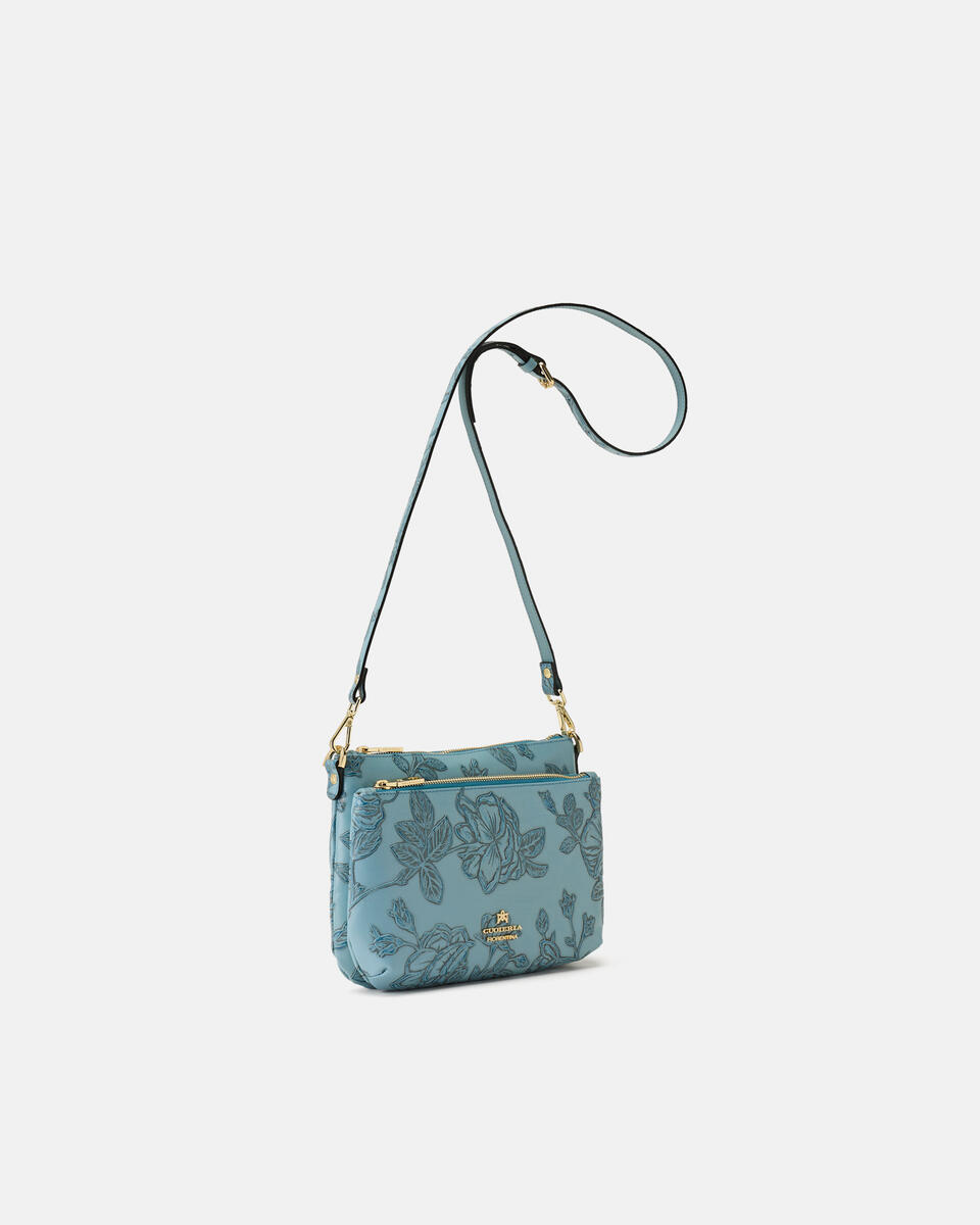 POUCH Hellblau  - Schultergut - Damen Taschen - Tasche - Cuoieria Fiorentina