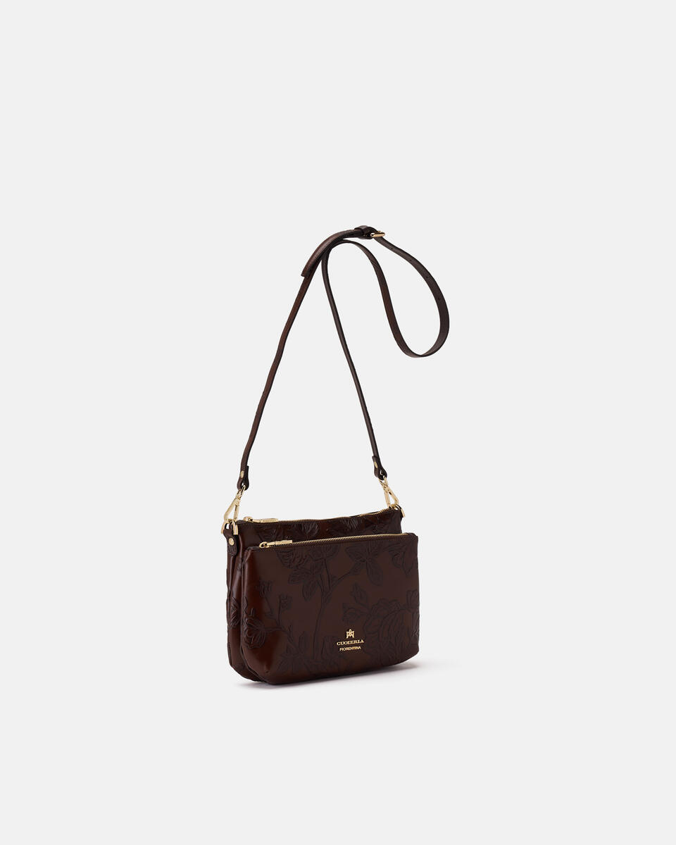 POUCH Mahagoni  - Schultergut - Damen Taschen - Tasche - Cuoieria Fiorentina