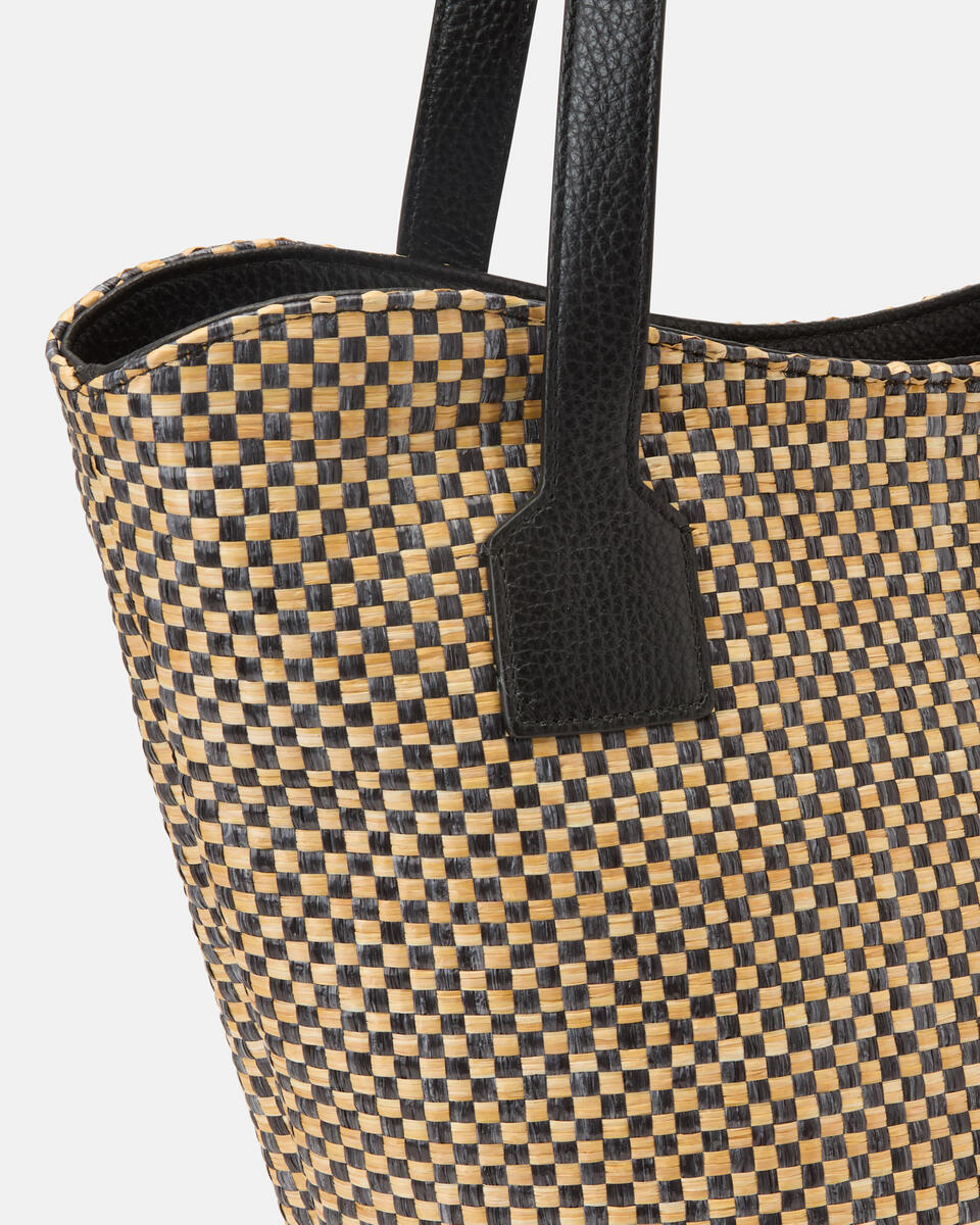 EINKAUFSTASCHE Schwarz  - Cuoieria Fiorentina