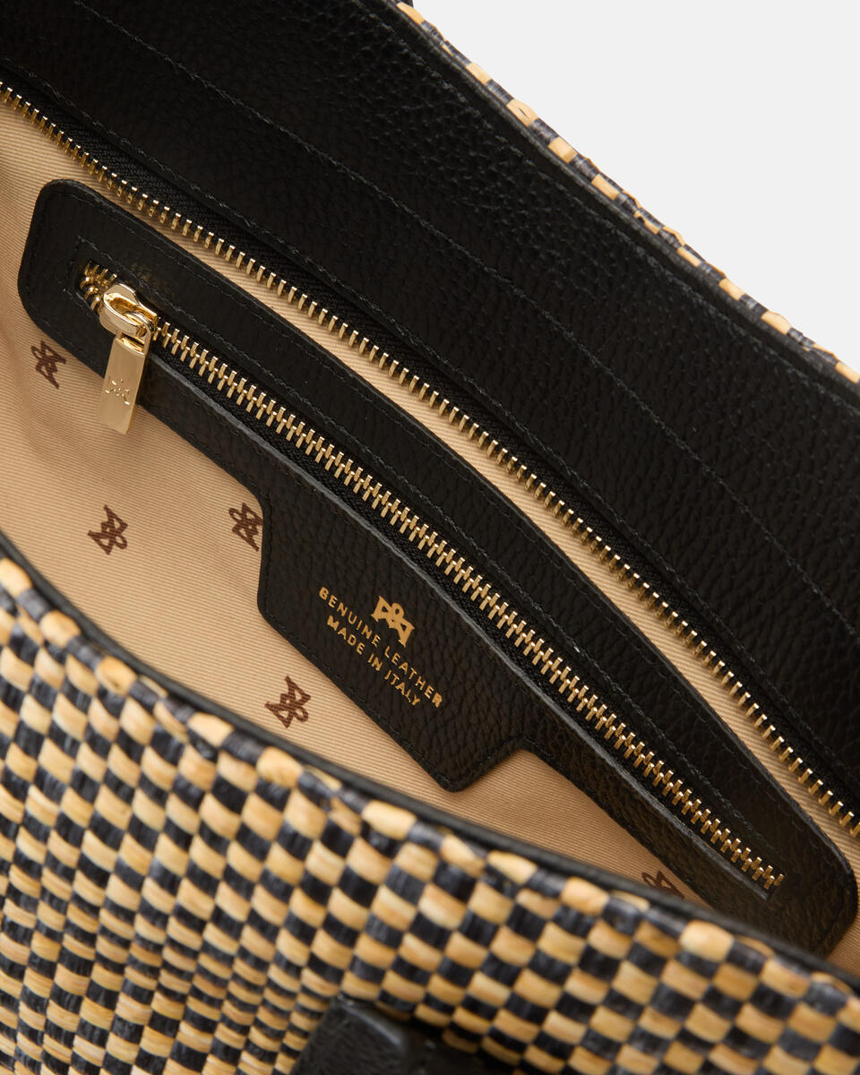 EINKAUFSTASCHE Schwarz  - Cuoieria Fiorentina