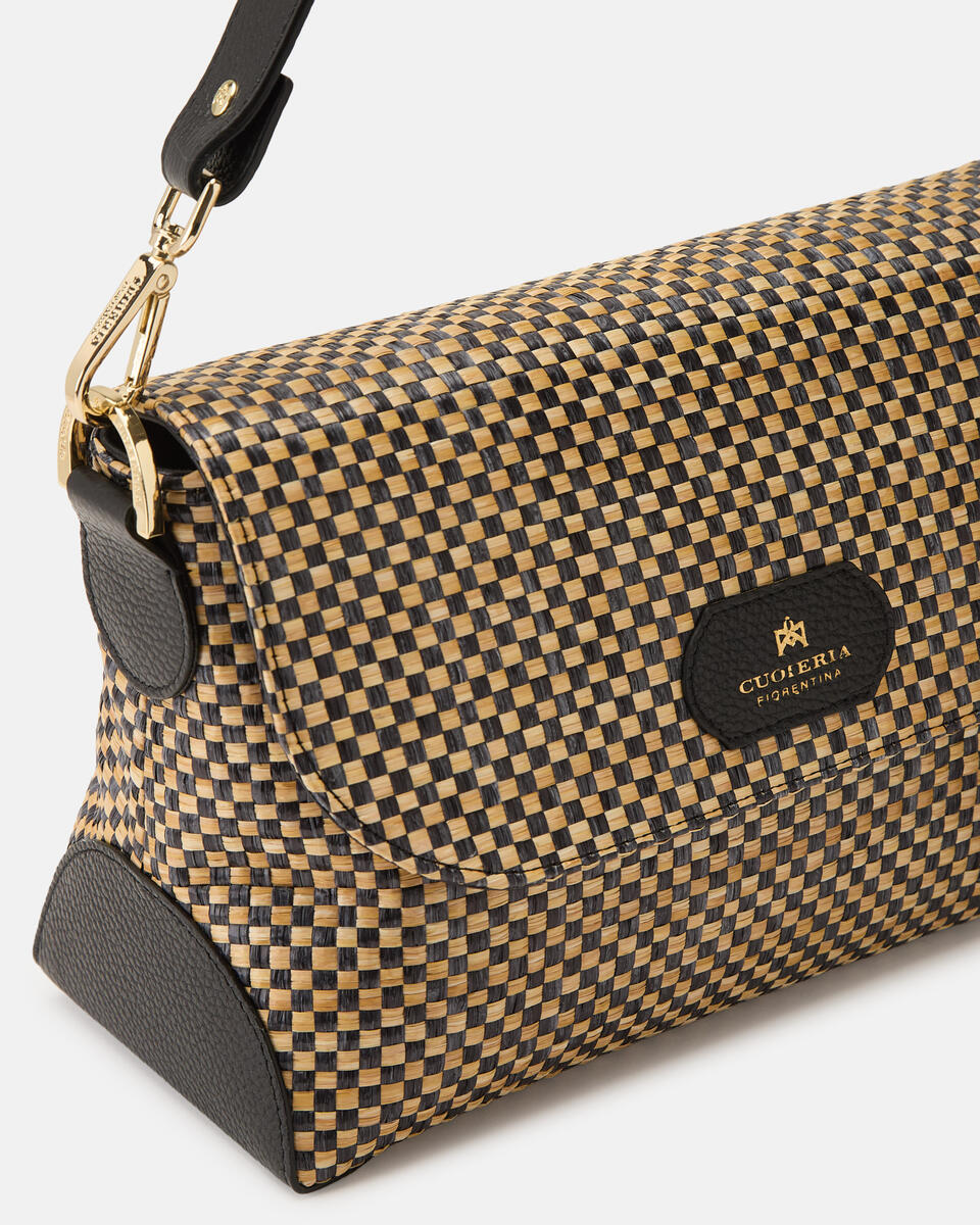 FLAP BAG Schwarz  - Messanger - Damen Taschen - Tasche - Cuoieria Fiorentina