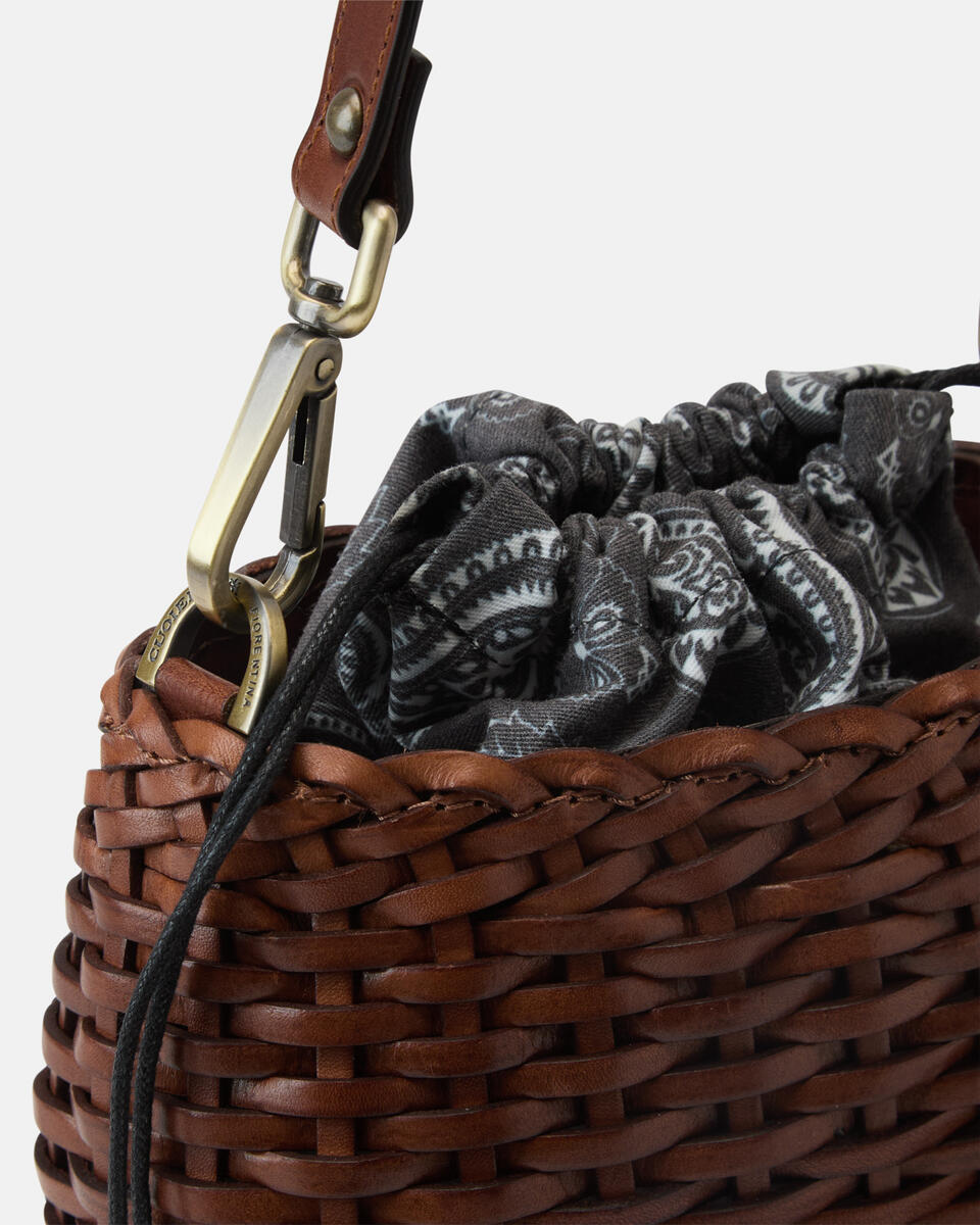 EINKAUFSTASCHE Braun  - Mini Bags - Damen Taschen - Tasche - Cuoieria Fiorentina