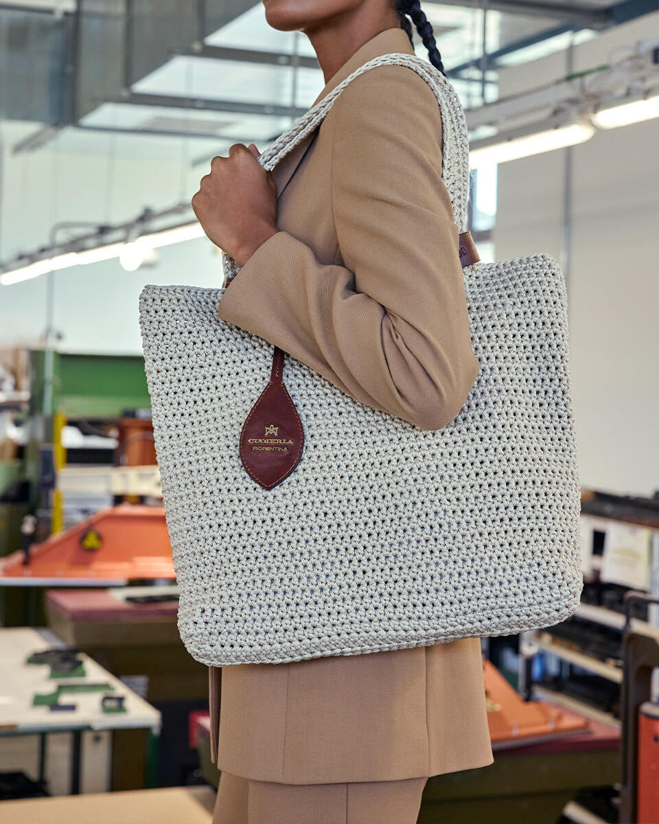 EINKAUFSTASCHE Naturell  - Einkauftasche - Damen Taschen - Tasche - Cuoieria Fiorentina