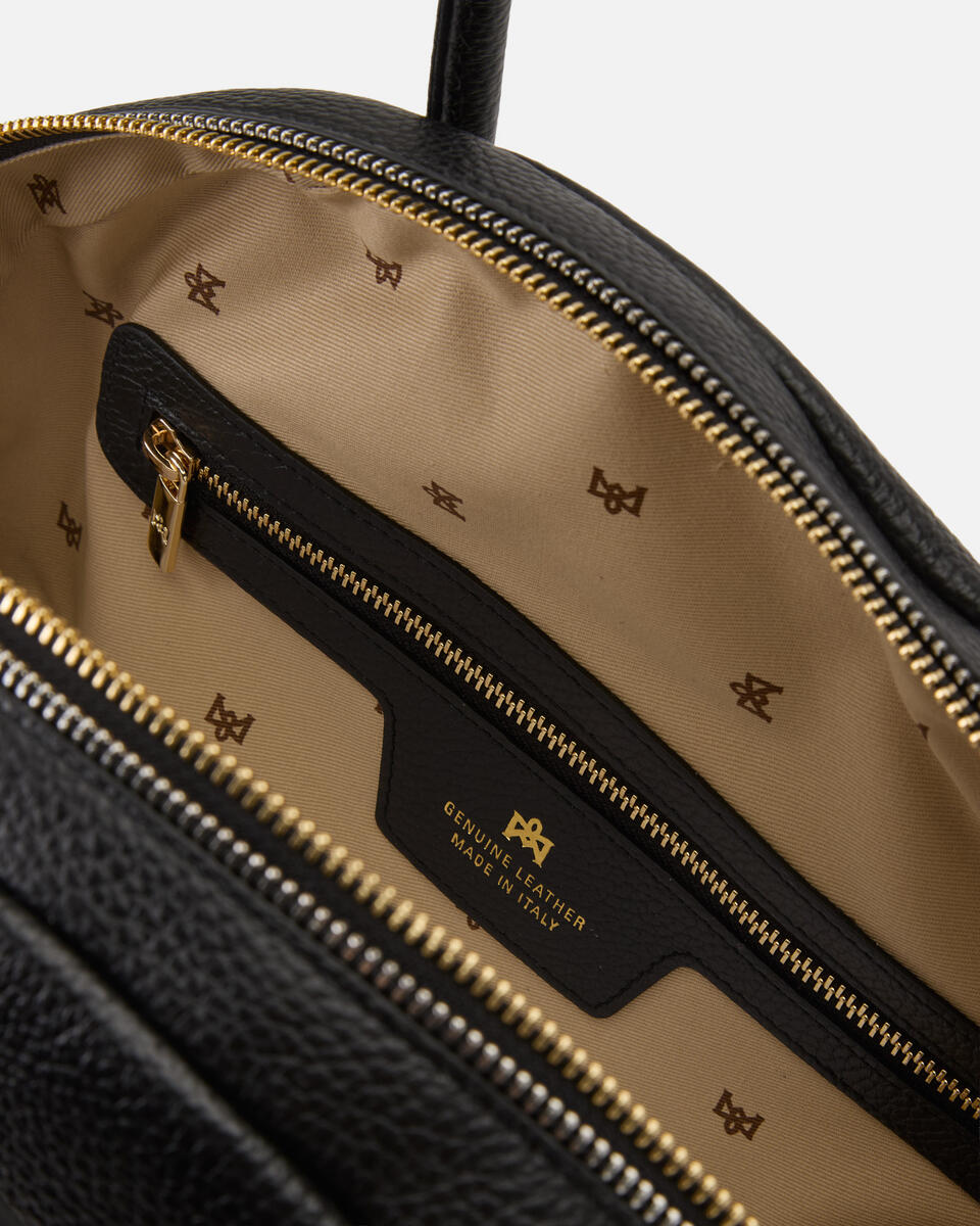 GROSSE BOWLING BAG Schwarz  - Cuoieria Fiorentina