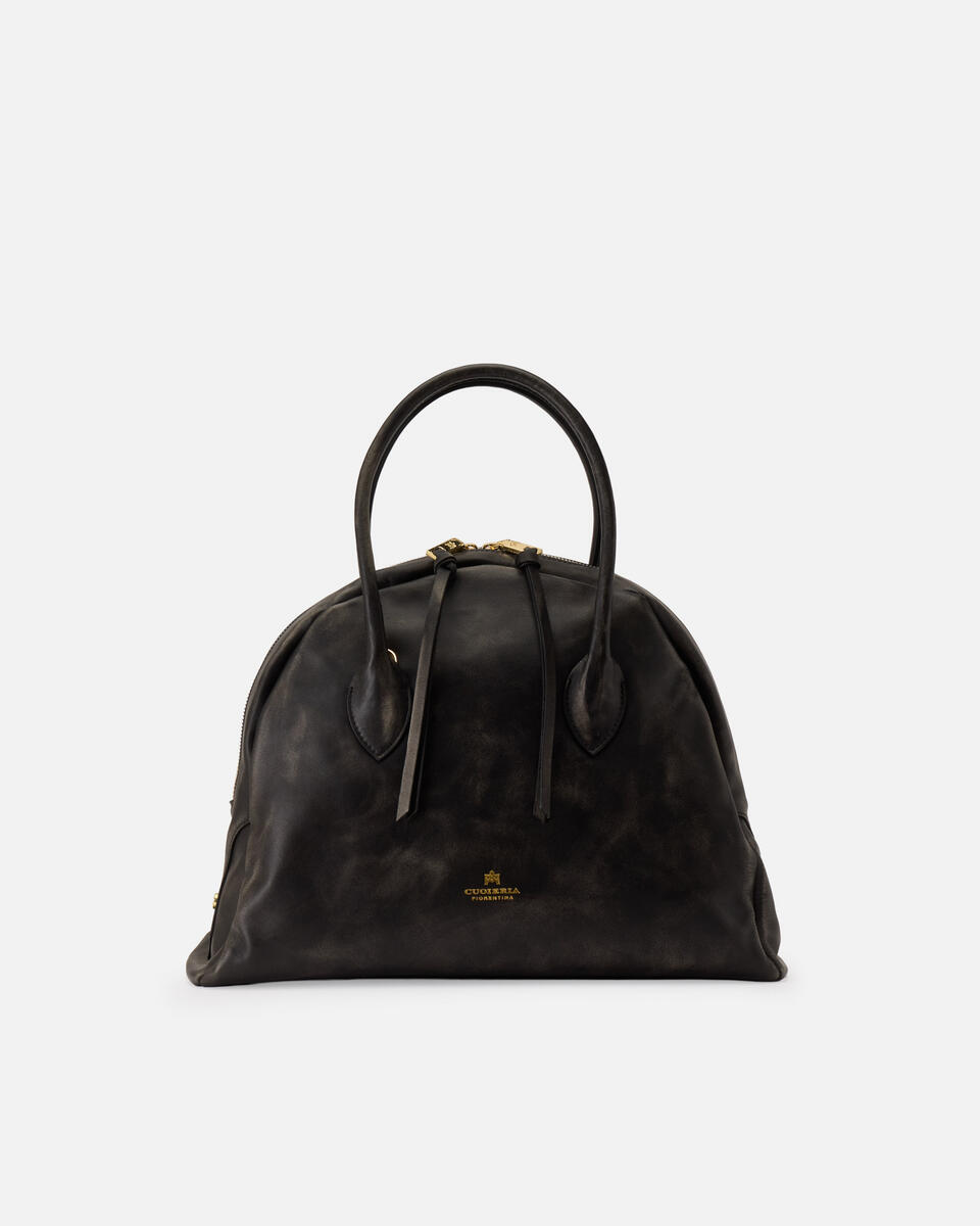 GROSSE BOWLING BAG Schwarz  - Handtaschen - Damen Taschen - Tasche - Cuoieria Fiorentina